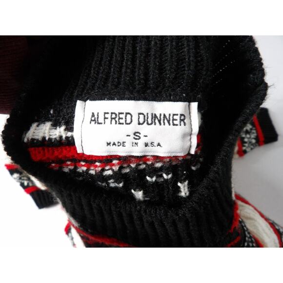 Alfred Dunner Sweater Small Knit Pull Over Grandma Core Nordic Fair Isle Ski Vtg - Picture 8 of 12